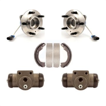 Rear Wheel Cylinders Drum Shoes Hub Bearing Kit For Pontiac Montana Chevrolet Venture AWD K7D-101657