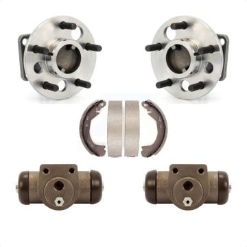 Rear Wheel Cylinders & Drum Shoes Hub Bearing Kit For Buick LeSabre Oldsmobile 88 Pontiac K7D-101658