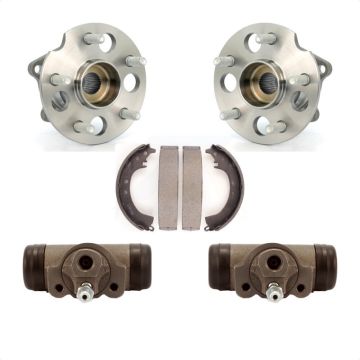 Rear Wheel Cylinders Drum Shoes Hub Bearing Kit For 2002 Toyota RAV4 AWD with GAS engine K7D-101672