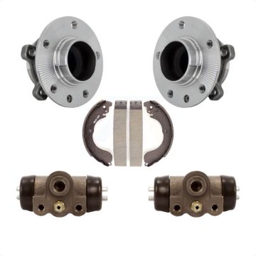 Rear Wheel Cylinders Drum Shoes Hub Bearing Kit For 17 Jeep Compass MP body code with FWD K7D-101675