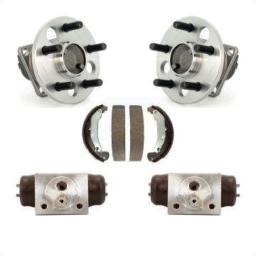 Rear Wheel Cylinders & Drum Shoes Hub Bearing Kit For Pontiac Sunfire Chevrolet Cavalier K7D-101679
