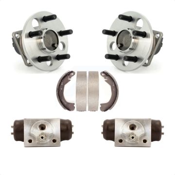 Rear Wheel Cylinders & Drum Shoes Hub Bearing Kit For 2003 Chevrolet Cavalier 4-Wheel ABS K7D-101681