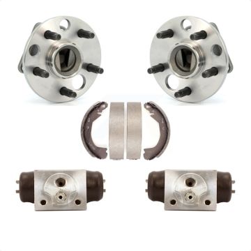 Rear Wheel Cylinders And Drum Shoes Hub Bearing Kit For 2003 Chevrolet Cavalier Non-ABS K7D-101682