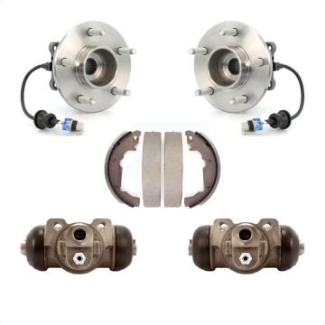 Rear Wheel Cylinders Drum Shoes Hub Bearing Kit For Chevrolet Equinox Saturn Vue Pontiac K7D-101685