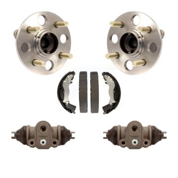 Rear Wheel Cylinders & Drum Shoes Hub Bearing Kit For Hyundai Accent Kia Rio Rio5 Non-ABS K7D-101686