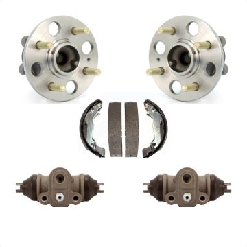 Rear Wheel Cylinders And Drum Shoes Hub Bearing Kit For 2006 Hyundai Accent 4-Wheel ABS K7D-101690