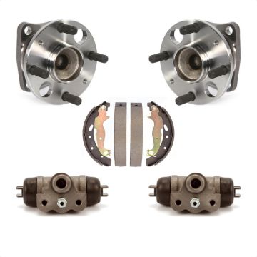 Rear Wheel Cylinders And Drum Shoes Hub Bearing Assembly Kit For 2011-2014 Mazda 2 K7D-101695