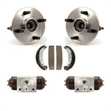 Rear Wheel Cylinders & Drum Shoes Hub Bearing Kit For Chevrolet Cobalt Pontiac G5 Saturn K7D-101699
