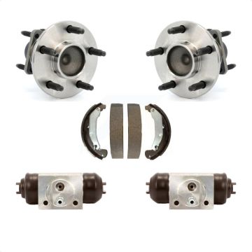 Rear Wheel Cylinders & Drum Shoes Hub Bearing Kit For Chevrolet Cobalt Pontiac G5 Saturn K7D-101700