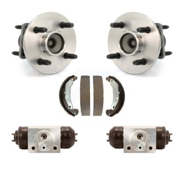 Rear Wheel Cylinders & Drum Shoes Hub Bearing Kit For Chevrolet Cobalt Pontiac G5 Saturn K7D-101701