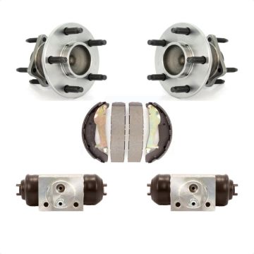 Rear Wheel Cylinders And Drum Shoes Hub Bearing Kit For 2009 Chevrolet HHR With 13-H7326 K7D-101703