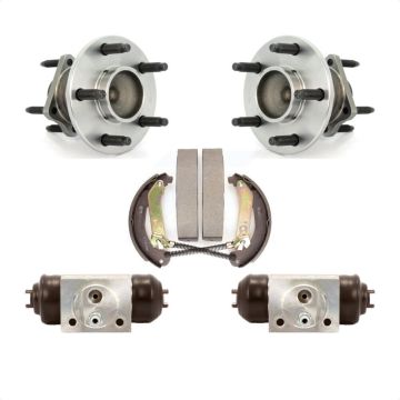 Rear Wheel Cylinders And Drum Shoes Hub Bearing Kit For 2009 Chevrolet HHR With 13-H7324 K7D-101704