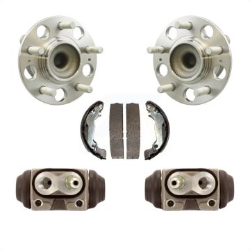 Rear Wheel Cylinders And Drum Shoes Hub Bearing Kit For 2008-2010 Hyundai Elantra Non-ABS K7D-101712