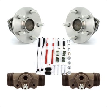 Rear Wheel Cylinders And Hardware Hub Bearing Assembly Kit For Pontiac Vibe Toyota Matrix K7D-101754