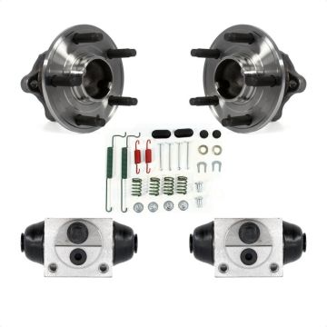Rear Wheel Cylinders And Hardware Hub Bearing Assembly Kit For 2012-2015 Chevrolet Sonic K7D-101784