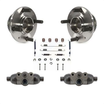 Rear Wheel Cylinders And Hardware Hub Bearing Kit For 2002-2007 Mitsubishi Lancer ES K7D-101786