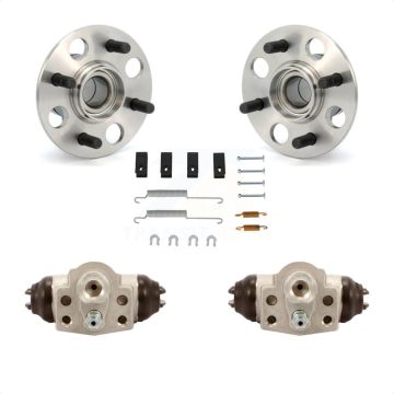 Rear Wheel Cylinders And Hardware Hub Bearing Assembly Kit For 2010-2014 Honda Insight K7D-101791