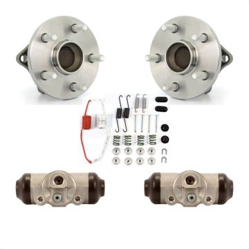 Rear Wheel Cylinders And Hardware Hub Bearing Assembly Kit For 2009-2013 Toyota Corolla K7D-101792