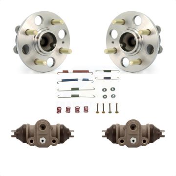 Rear Wheel Cylinders Hardware Hub Bearing Kit For Hyundai Accent 4-Wheel ABS To 09 30 05 K7D-101800