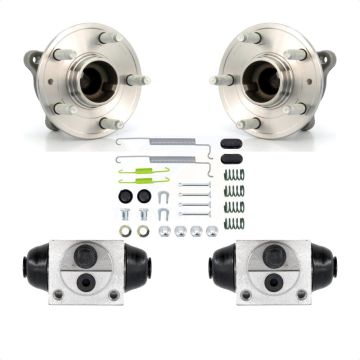 Rear Wheel Cylinders And Hardware Hub Bearing Assembly Kit For 2011-2012 Chevrolet Cruze K7D-101804
