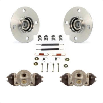 Rear Wheel Cylinders And Hardware Hub Bearing Assembly Kit For 2003-2006 Nissan Sentra K7D-101810