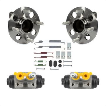 Rear Wheel Cylinders And Hardware Hub Bearing Assembly Kit For 2012-2017 Hyundai Accent K7D-101818