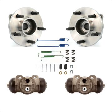 Rear Wheel Cylinders & Hardware Hub Bearing Kit For Saturn Vue Pontiac Torrent Chevrolet K7D-101820