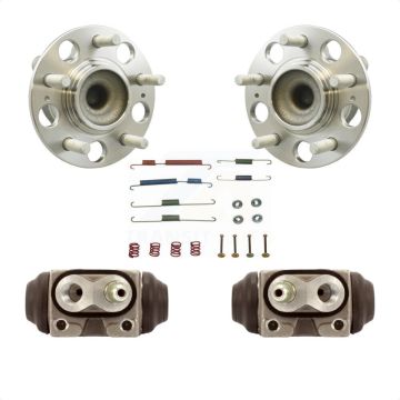 Rear Wheel Cylinders And Hardware Hub Bearing Kit For 2008-2010 Hyundai Elantra Non-ABS K7D-101823
