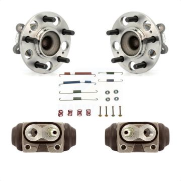 Rear Wheel Cylinders & Hardware Hub Bearing Kit For 2008-2010 Hyundai Elantra 4-Wheel ABS K7D-101824