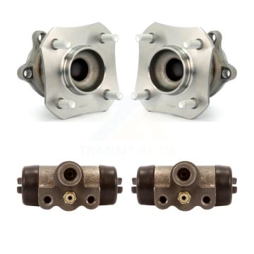 Rear Wheel Cylinders & Hub Bearing Kit For 2007-2012 Nissan Sentra 2.0L with 4-Wheel ABS K7D-101863