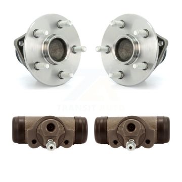 Rear Wheel Cylinders Hub Bearing Kit For Pontiac Vibe Toyota Matrix FWD with 4-Wheel ABS K7D-101864