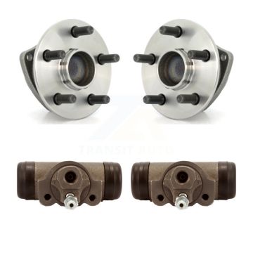 Rear Wheel Cylinders And Hub Bearing Kit For Pontiac Vibe Toyota Matrix FWD with Non-ABS K7D-101865