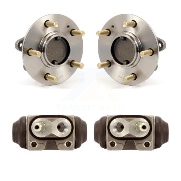 Rear Wheel Cylinders And Hub Bearing Kit For 2006 Kia Magentis Non-ABS With 5 Lug Wheels K7D-101870