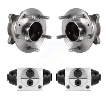 Rear Wheel Cylinders & Hub Bearing Kit For 13-15 Chevrolet Cruze With 16" Factory Wheels K7D-101874