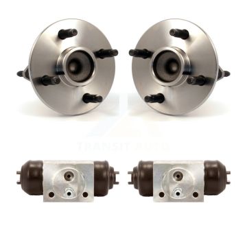 Rear Wheel Cylinders & Hub Bearing Kit For Chevrolet Cobalt Pontiac G5 Saturn Ion Pursuit K7D-101877