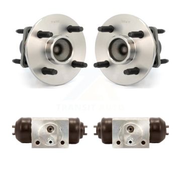 Rear Wheel Cylinders & Hub Bearing Kit For Chevrolet Cobalt Pontiac G5 Saturn Ion Pursuit K7D-101879