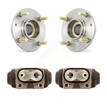 Rear Wheel Cylinders And Hub Bearing Assembly Kit For Hyundai Elantra 4-Wheel ABS K7D-101883