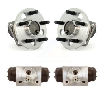 Rear Wheel Cylinders & Hub Bearing Kit For Pontiac Sunfire Chevrolet Cavalier 4-Wheel ABS K7D-101891