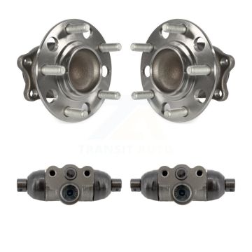 Rear Wheel Cylinders And Hub Bearing Kit For 2008-2009 Mitsubishi Lancer FWD with Non-ABS K7D-101895