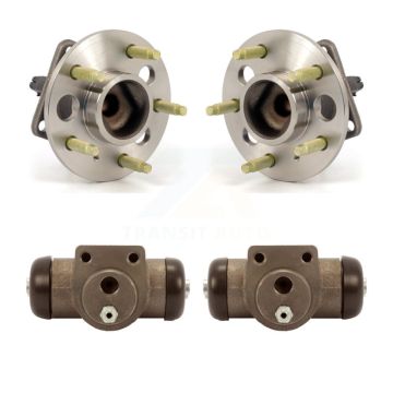 Rear Wheel Cylinders & Hub Bearing Kit For Cadillac DeVille Without Heavy Duty Suspension K7D-101908
