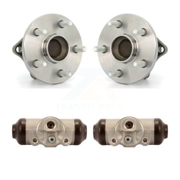 Rear Wheel Cylinders And Hub Bearing Assembly Kit For 2009-2013 Toyota Corolla K7D-101909
