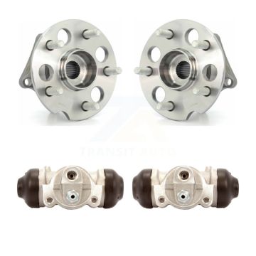 Rear Wheel Cylinders And Hub Bearing Assembly Kit For 2004-2010 Toyota Sienna AWD K7D-101923