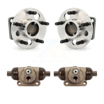 Rear Wheel Cylinders & Hub Bearing Kit For Oldsmobile Cutlass Ciera Buick Century Pontiac K7D-101931