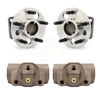 Rear Wheel Cylinders Hub Bearing Kit For 90 Buick LeSabre 4 doors with Wagon FWD Non-ABS K7D-101932