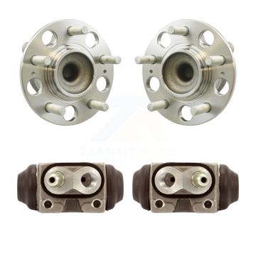 Rear Wheel Cylinders And Hub Bearing Assembly Kit For 2008-2010 Hyundai Elantra Non-ABS K7D-101945
