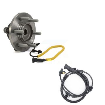 Front Wheel Hub Bearing And Extra ABS Sensor Kit For 2018-2020 Ford F-150 with Harness K7S-100050