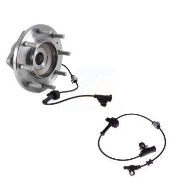 Front Wheel Hub Bearing & Extra Sensor Kit For Chevrolet Silverado 3500 HD GMC Sierra 4WD K7S-100055
