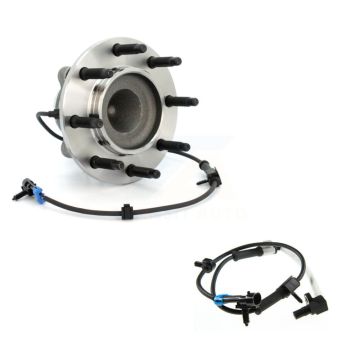 Front Wheel Hub Bearing & Extra ABS Sensor Kit For Chevrolet Express 2500 GMC Savana 3500 K7S-100107