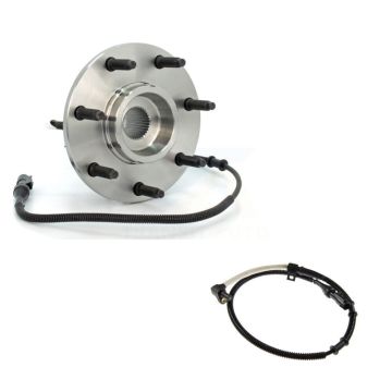 Front Wheel Hub Bearing Extra Sensor Kit For 99 Ford F-250 4WD with 4.6L/5.4L 4-Wheel ABS K7S-100140
