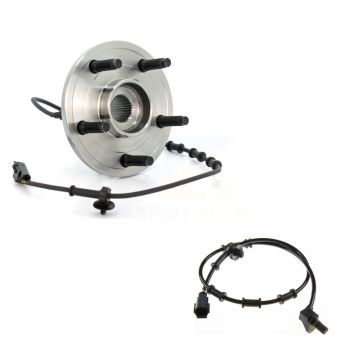 Front Wheel Hub Bearing And Extra ABS Sensor Kit For Dodge Ram 1500 with Harness K7S-100147